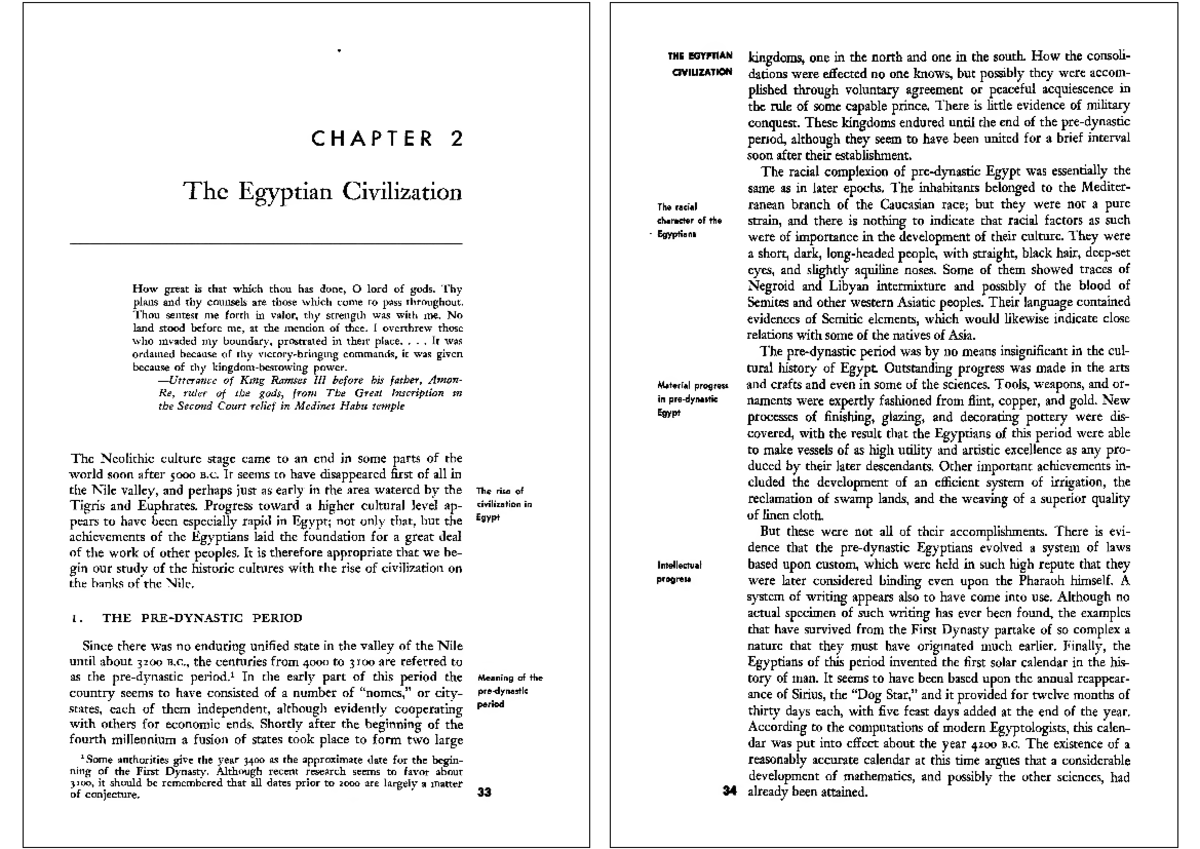 The Egyptian Civilization Burns and Ralph - THE EGYPTIAN kingdoms, one ...