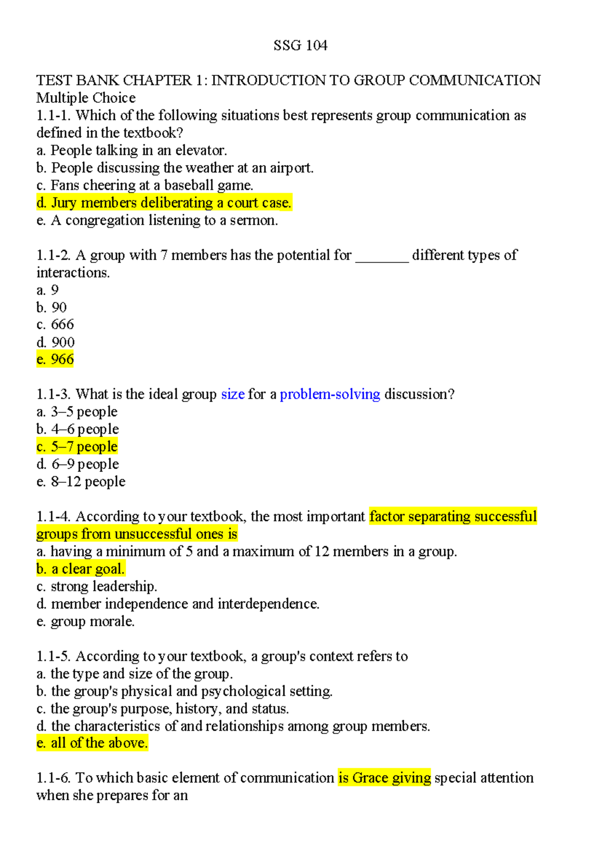 Ssg104 Test Bank - ấgfasgasgasgasgag - SSG 104 TEST BANK CHAPTER 1 ...