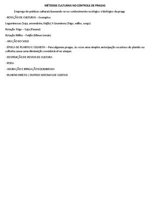 Escolha DO Método DE Controle - ESCOLHA DO MÉTODO DE CONTROLE CONTROLE ...