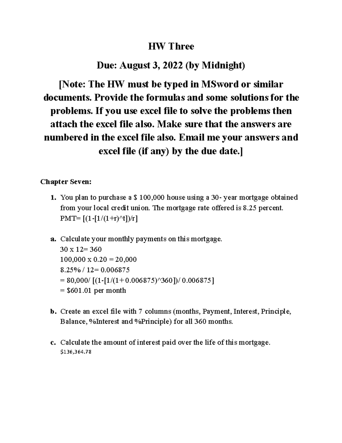 EC 203 AO HW3- Homework assignment 3 - HW Three Due: August 3, 2022 (by ...