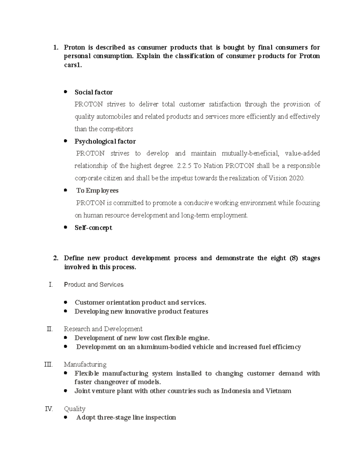 Principles AND Practice OF Marketing test 2021 - 1. Proton is described ...