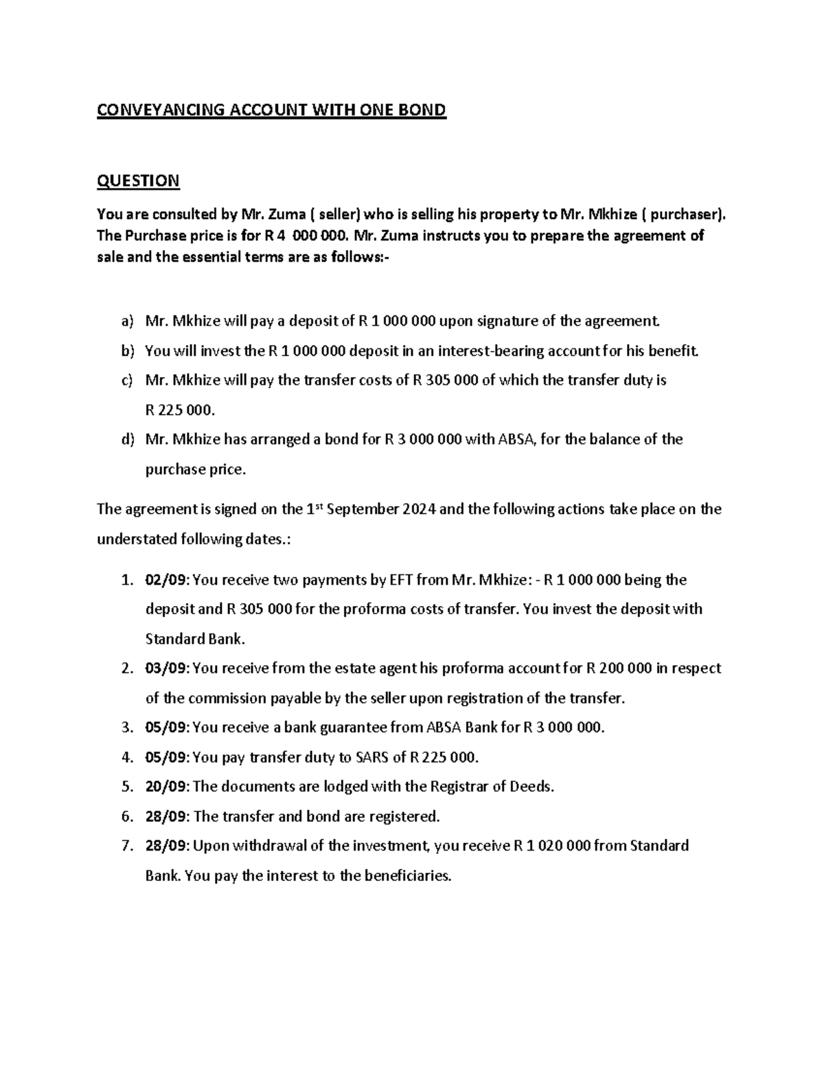 Conveyancing Account WITH ONE BOND V4 - Amended - CONVEYANCING ACCOUNT ...