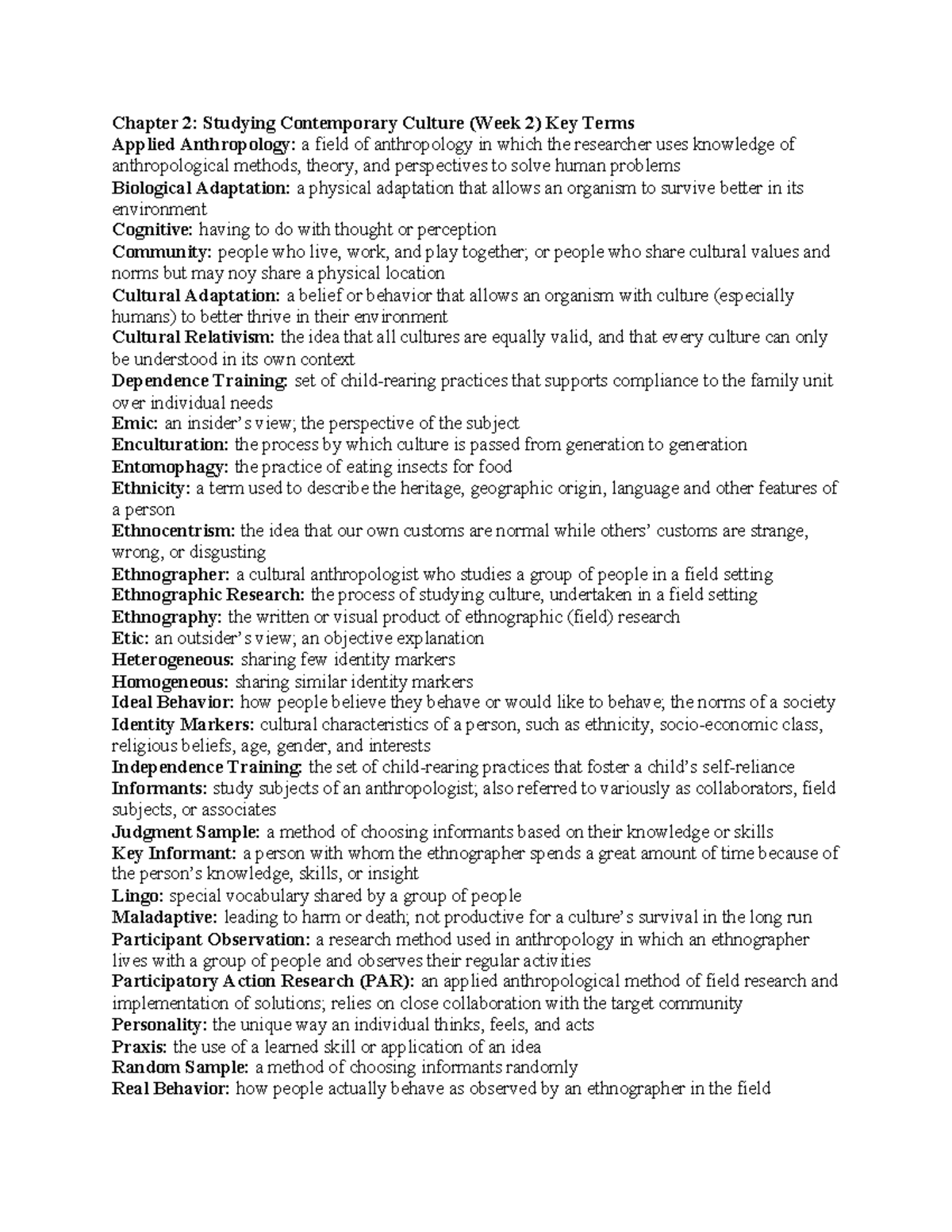 anth-2301-chapter-2-key-terms-chapter-2-studying-contemporary