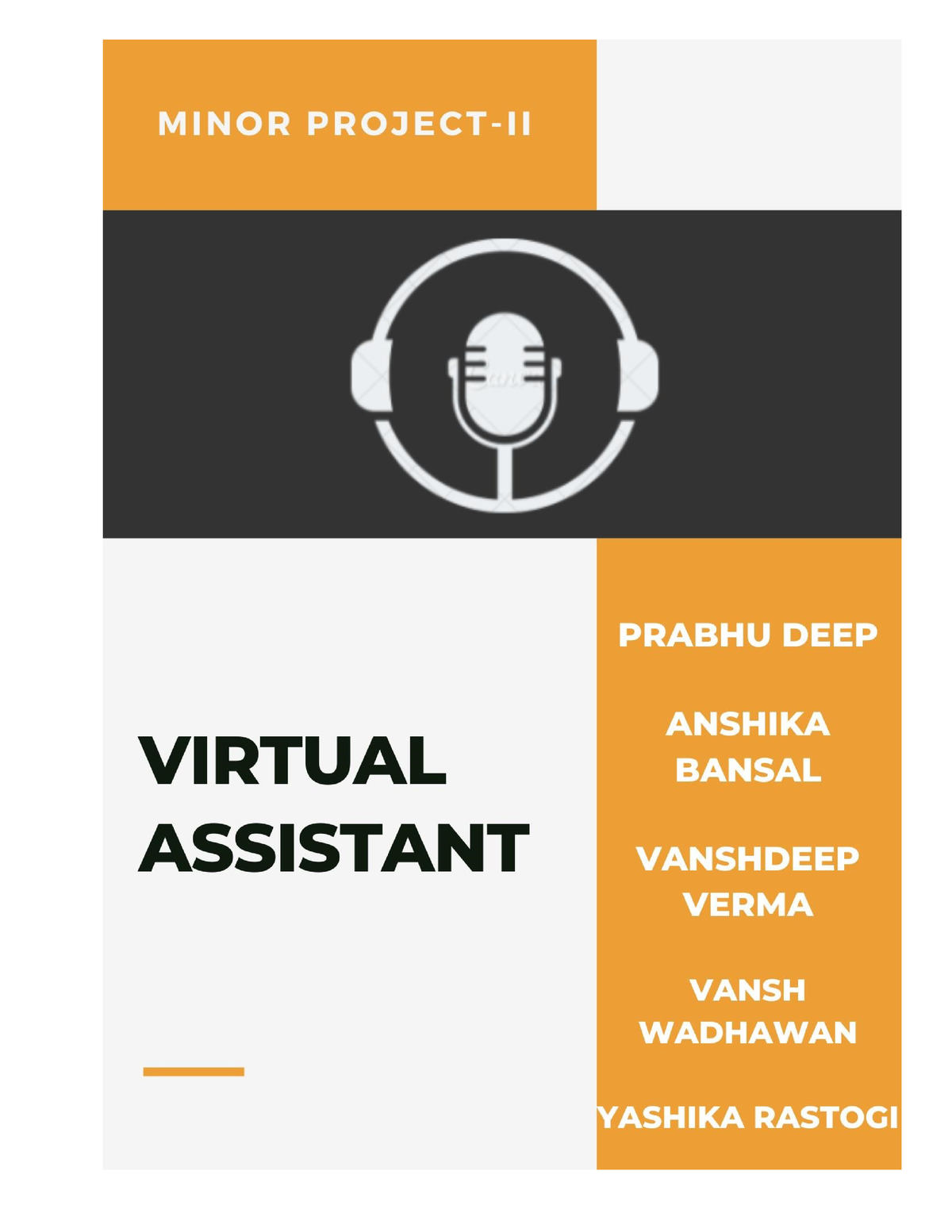 minor-project-ii-synopsis-annexure-virtual-assistant-a-project-work