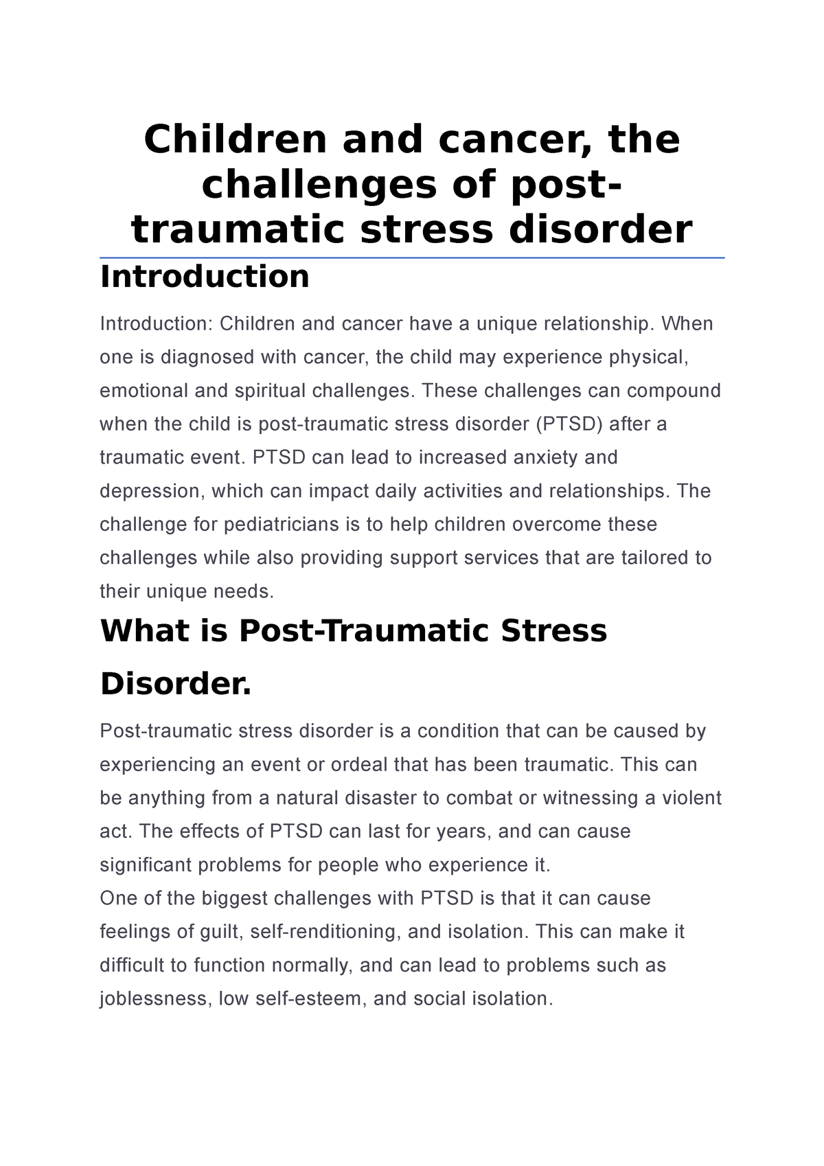 post traumatic stress disorder case study slideshare