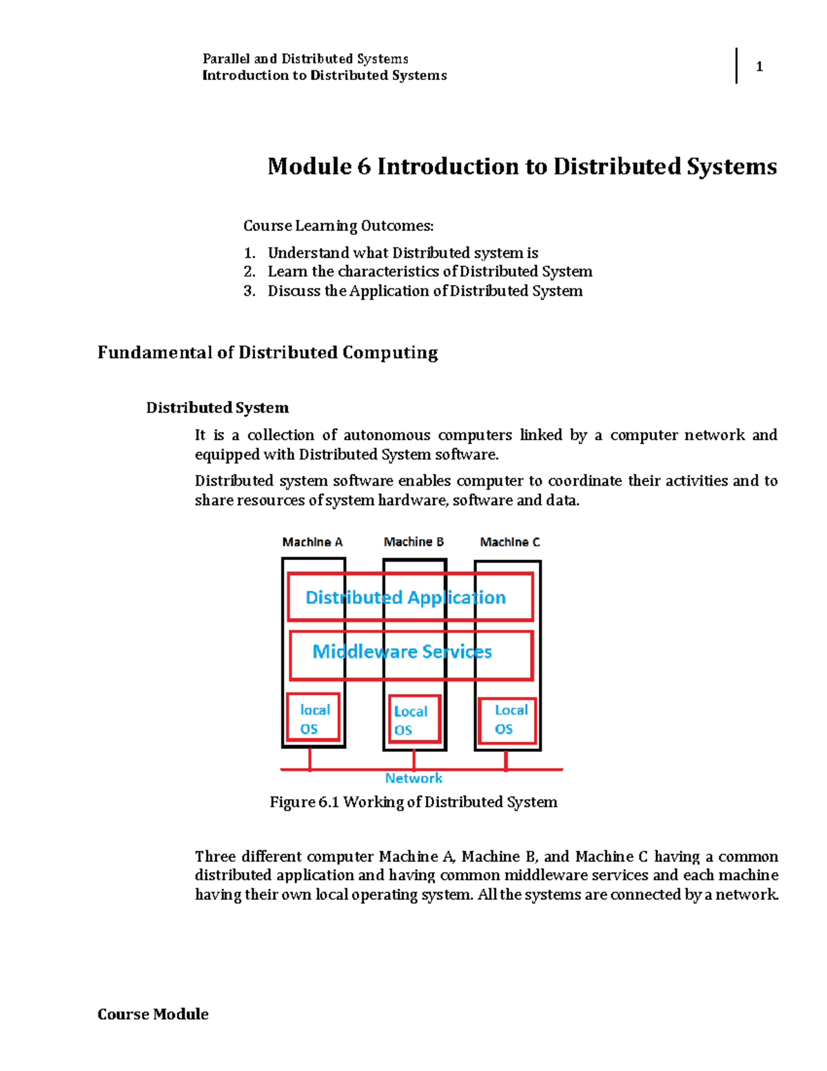 Week 8 - Introduction to Distributed Systems Module - Parallel and ...