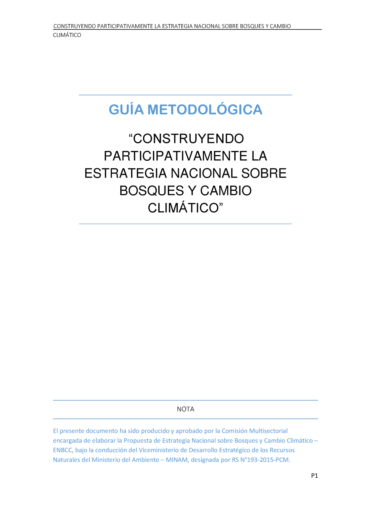 Lectura Complemtaria Semana 11 - CLIM¡TICO GUÕA METODOL”GICA ...