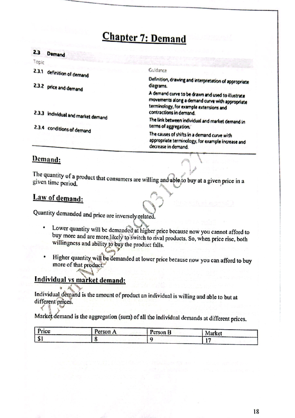 Demand and supply - Notes for practice - economics as level - Studocu