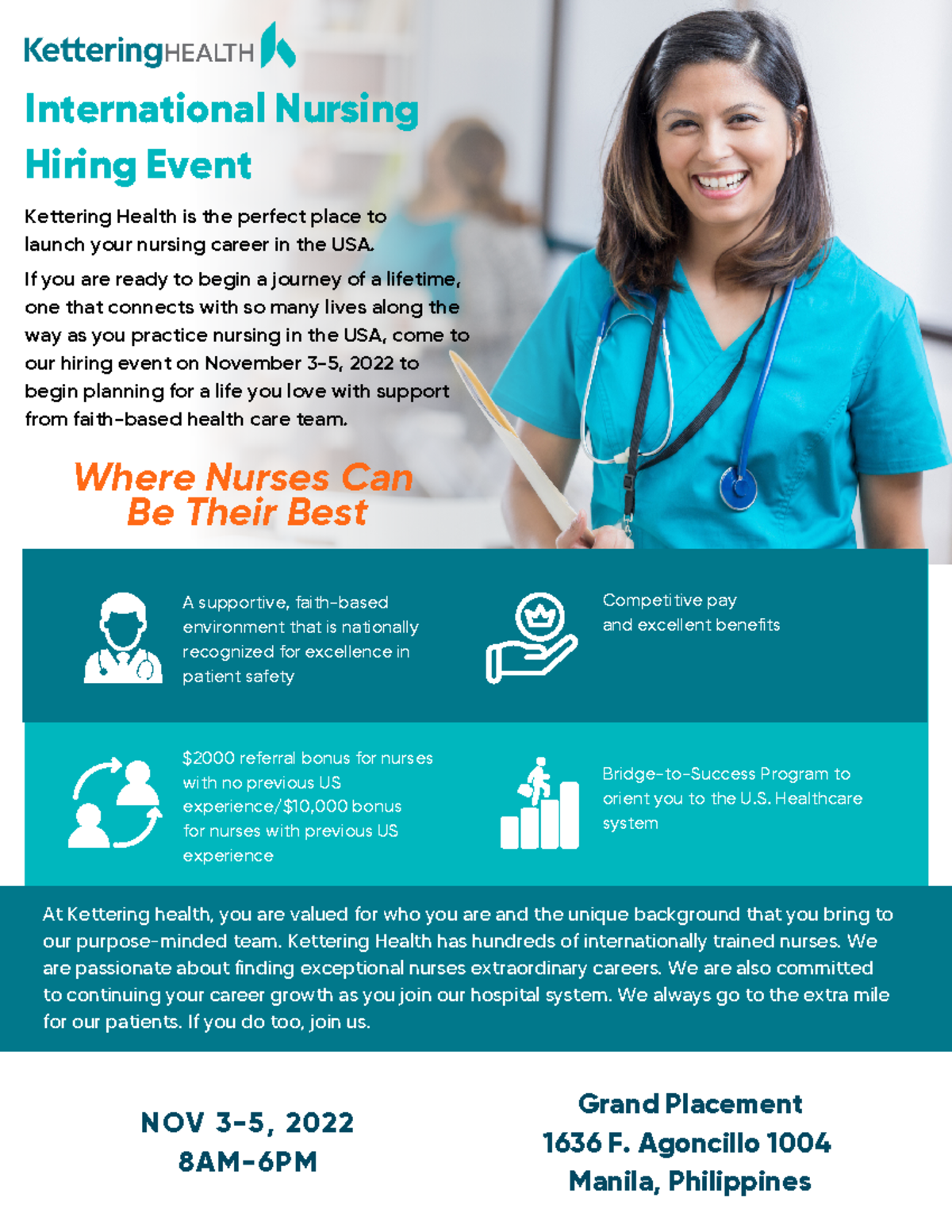 Philippines Int Nurse Flyer 2 - International Nursing Hiring Event ...