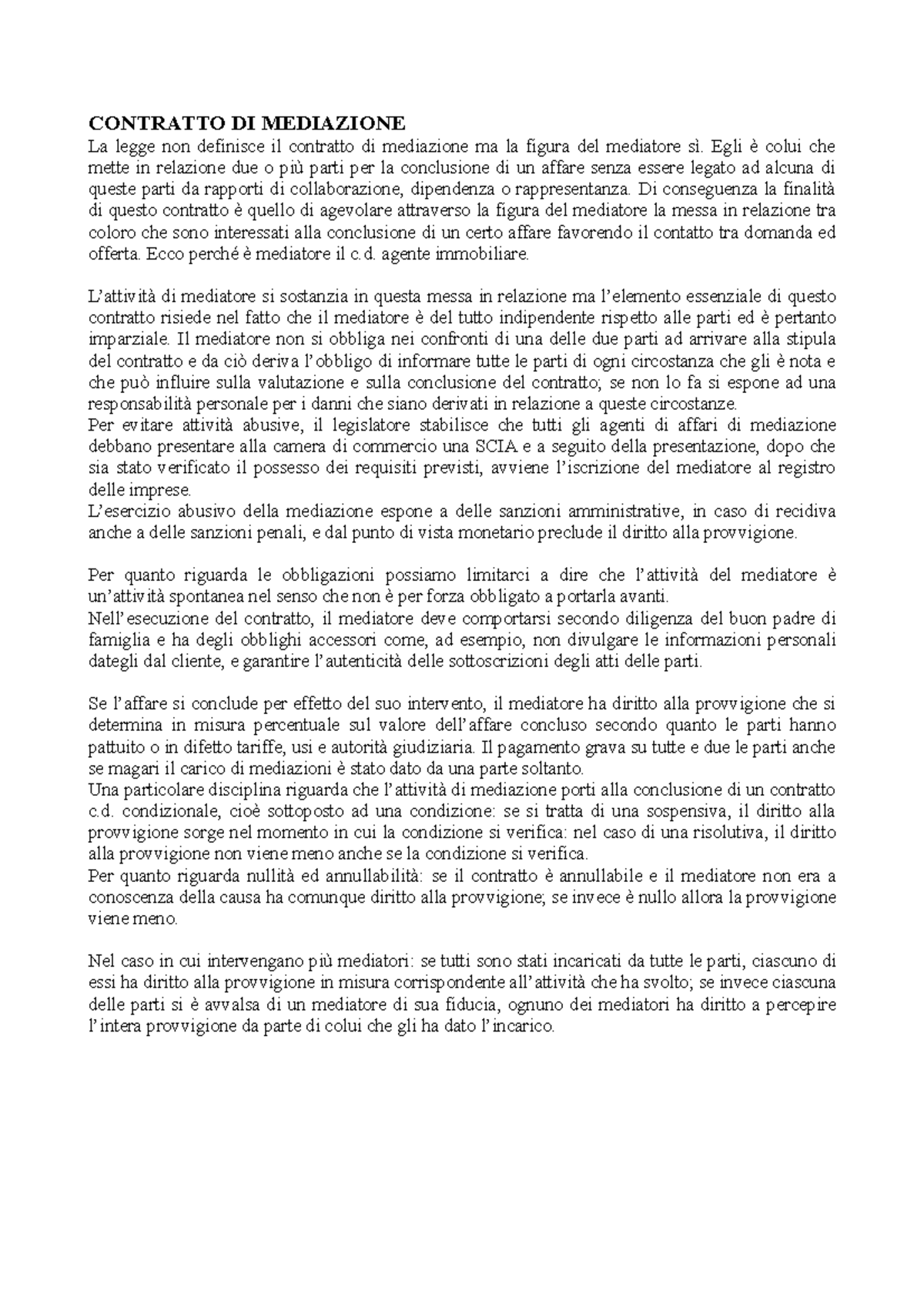 contratto-di-mediazione-contratti-d-impresa-business-contracts