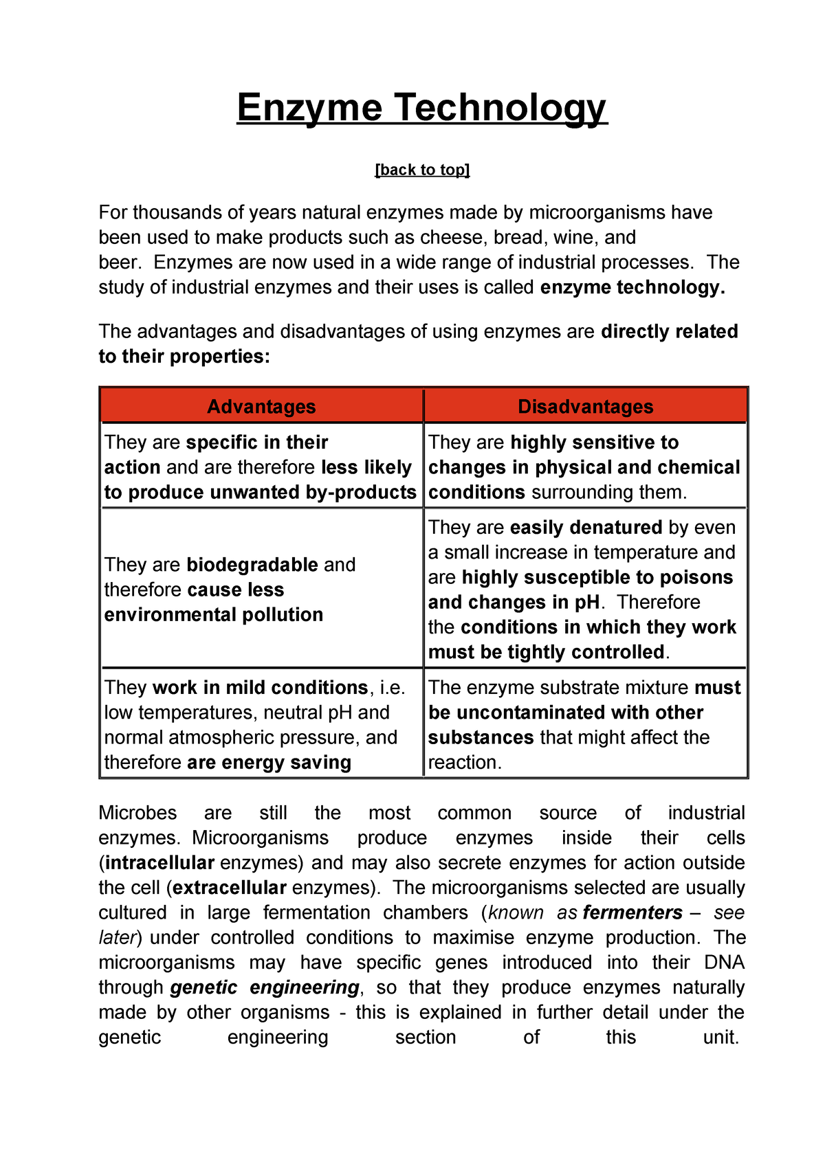 introduction to enzyme research paper