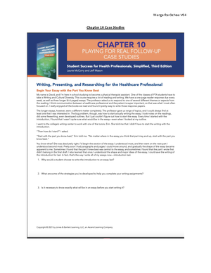 Chapter 2 Homework Assignment - Chapter Two Case Studies Chapter Two ...