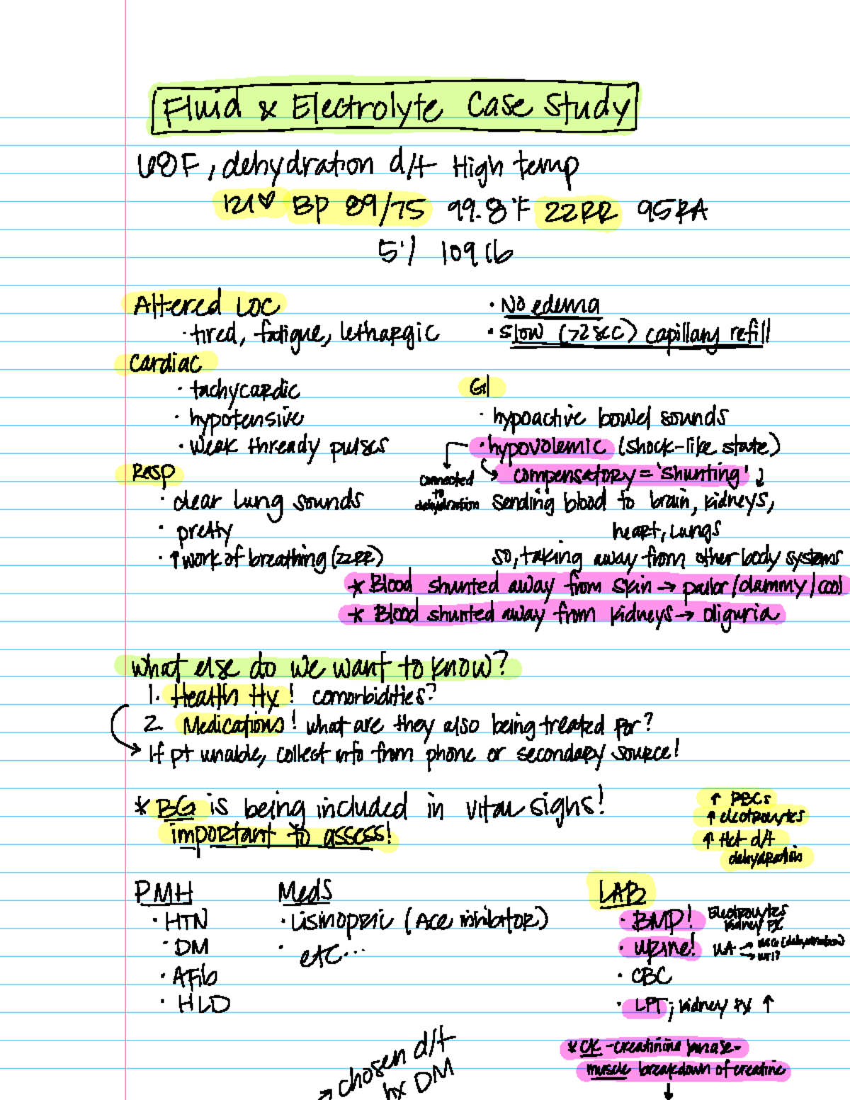 Case Study Fluid and Electrolyte Fluidattectrolytecasestudy 68 F