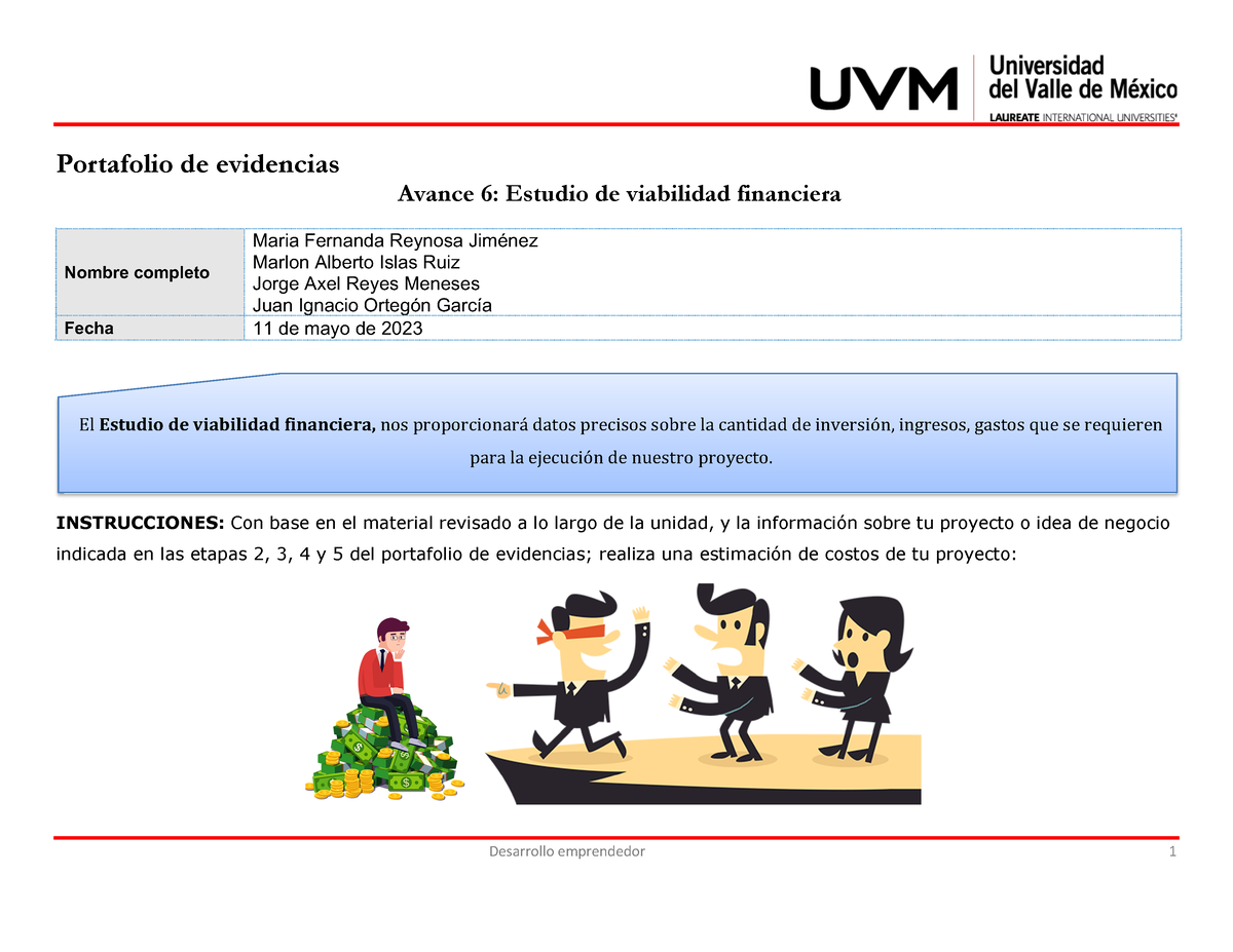 Actividad #14 - Desarrollo Emprendedor UVM - Portafolio De Evidencias ...