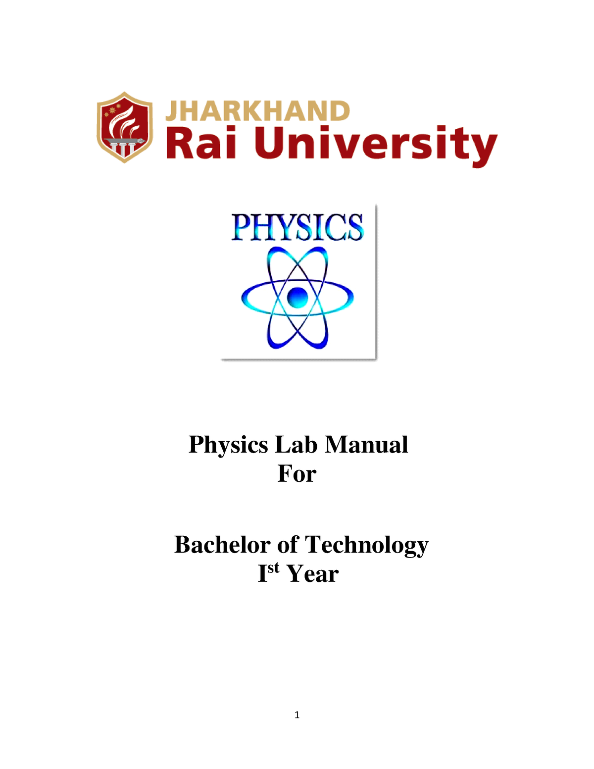 Physics LAB Manual B Tech - Physics Lab Manual For Bachelor Of ...