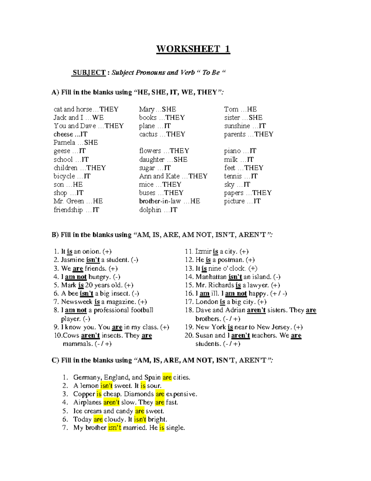 worksheet-1-verb-to-be-verb-to-be-worksheet-1-subject-subject