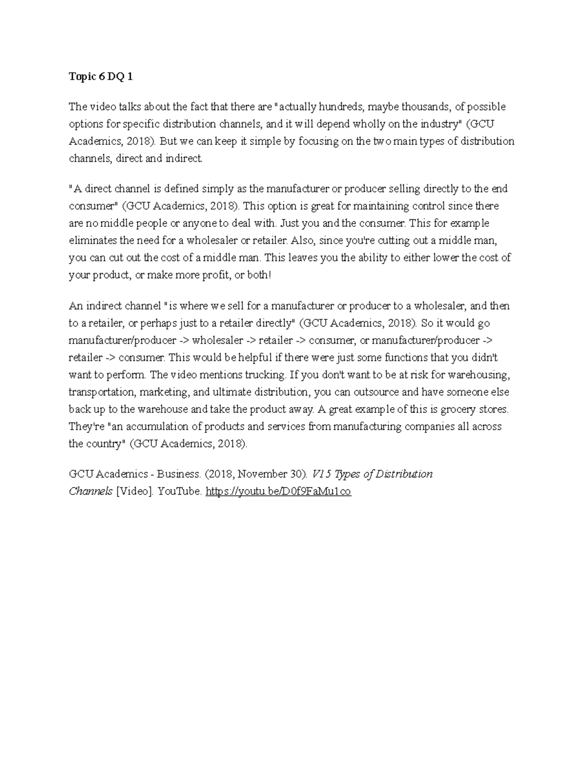 Topic 6 Dq 1 I Got 5 5 On This Dq Topic 6 Dq 1 The Video Talks