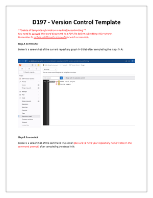 10 - This is the final assignment of the course. - Next WGU GitLab ...