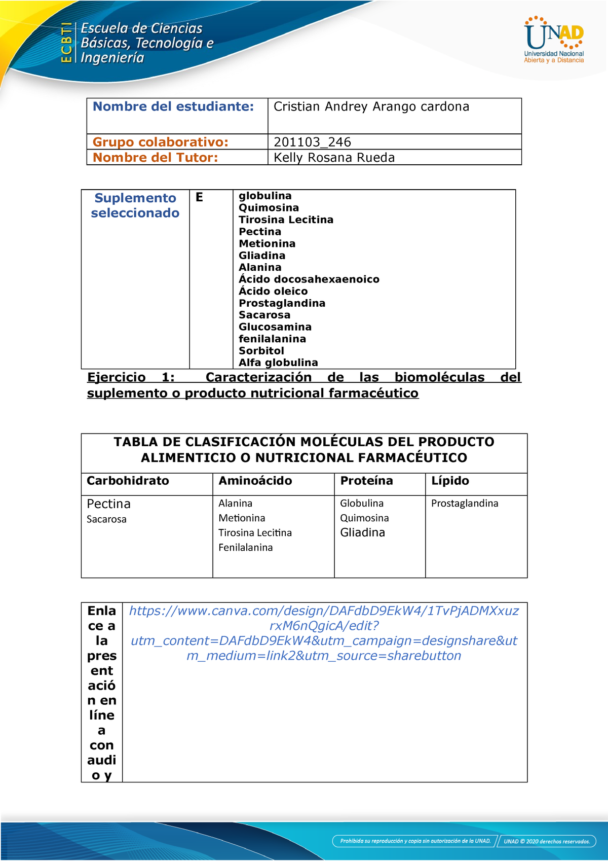 Anexo 2. Formato De Entrega Tarea 2 Cristian Arango - Suplemento ...