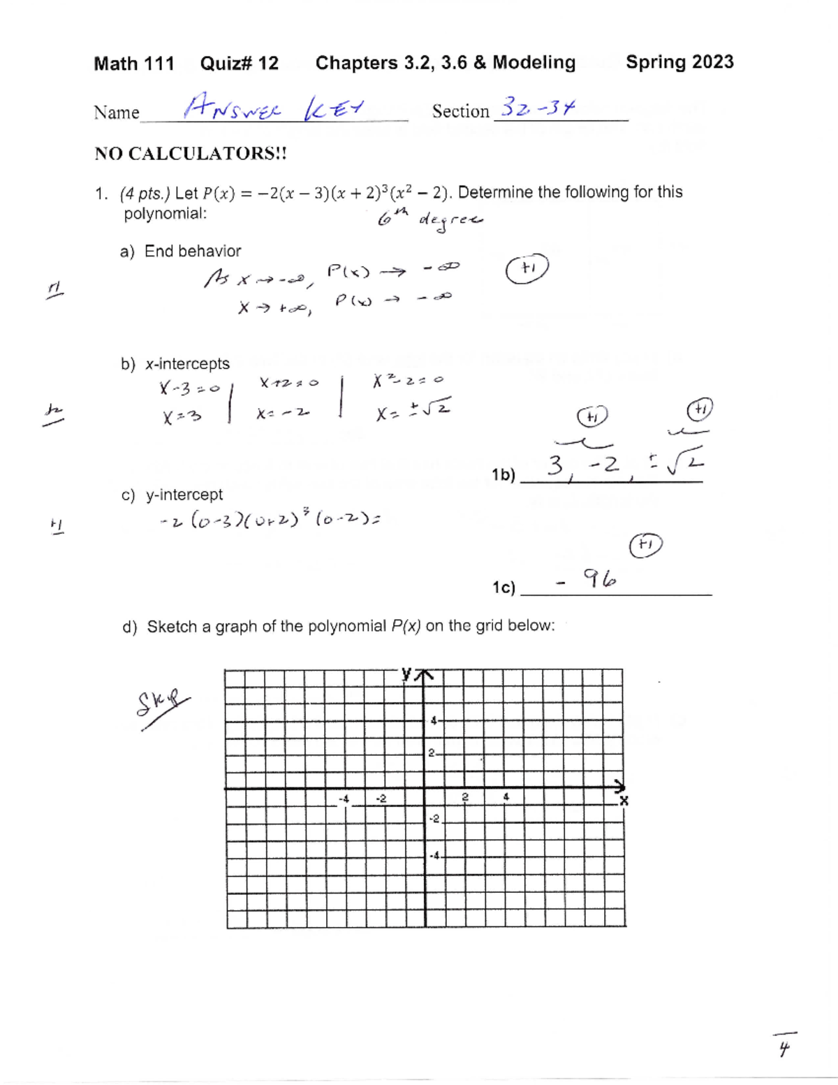 Math 111 Quiz 12 Answer Key Spring 2023 01 640 111 Studocu Math 111 Quiz 12 Answer Key Spring 2023 01 640 111 Studocu