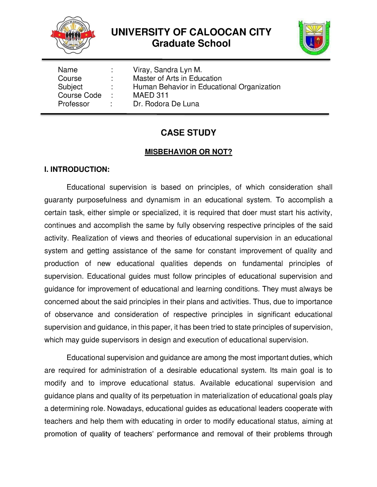 social case study requirements caloocan city