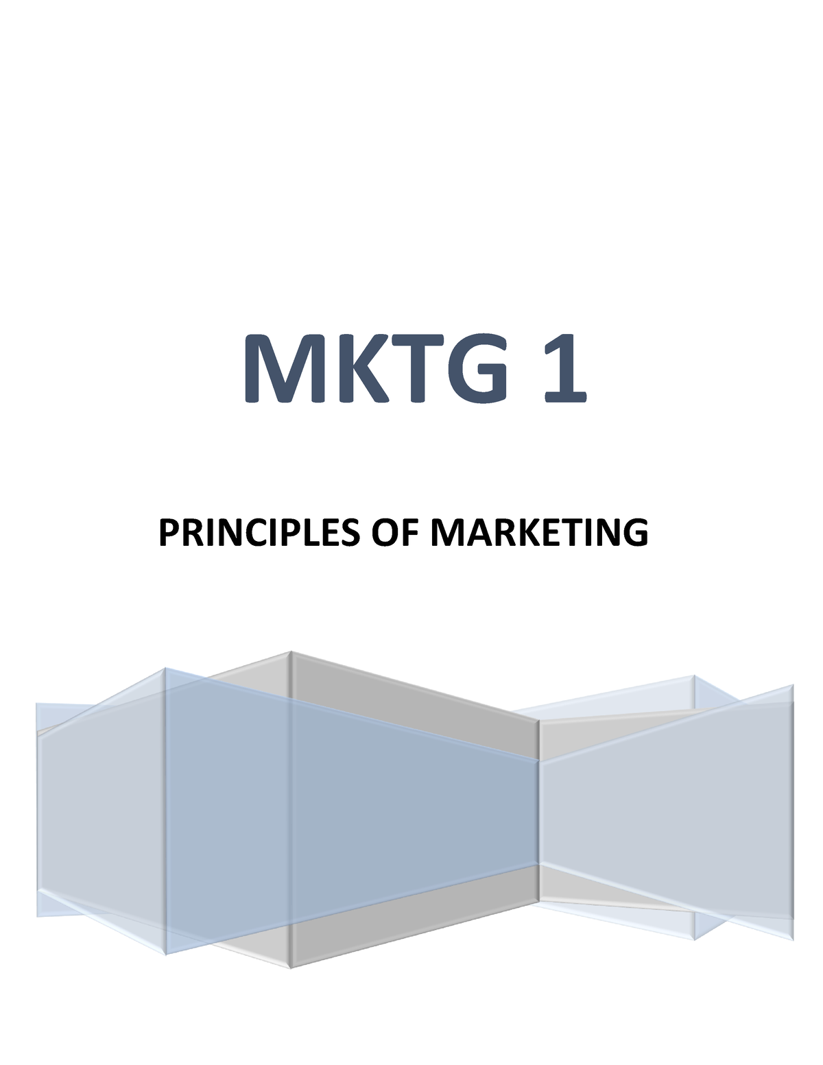 MKTG- Lesson-1 - Module Learning - MKTG 1 PRINCIPLES OF MARKETING ...