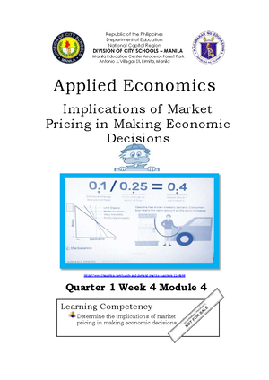 ABM- Applied Economics 12 Q1 W1 Mod1 - Warning: TT: Undefined Function ...