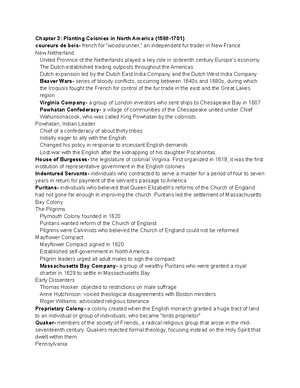 HIST 2100 - My Summary Of Chapter 1 - A Continent Of Villages To 1500 ...