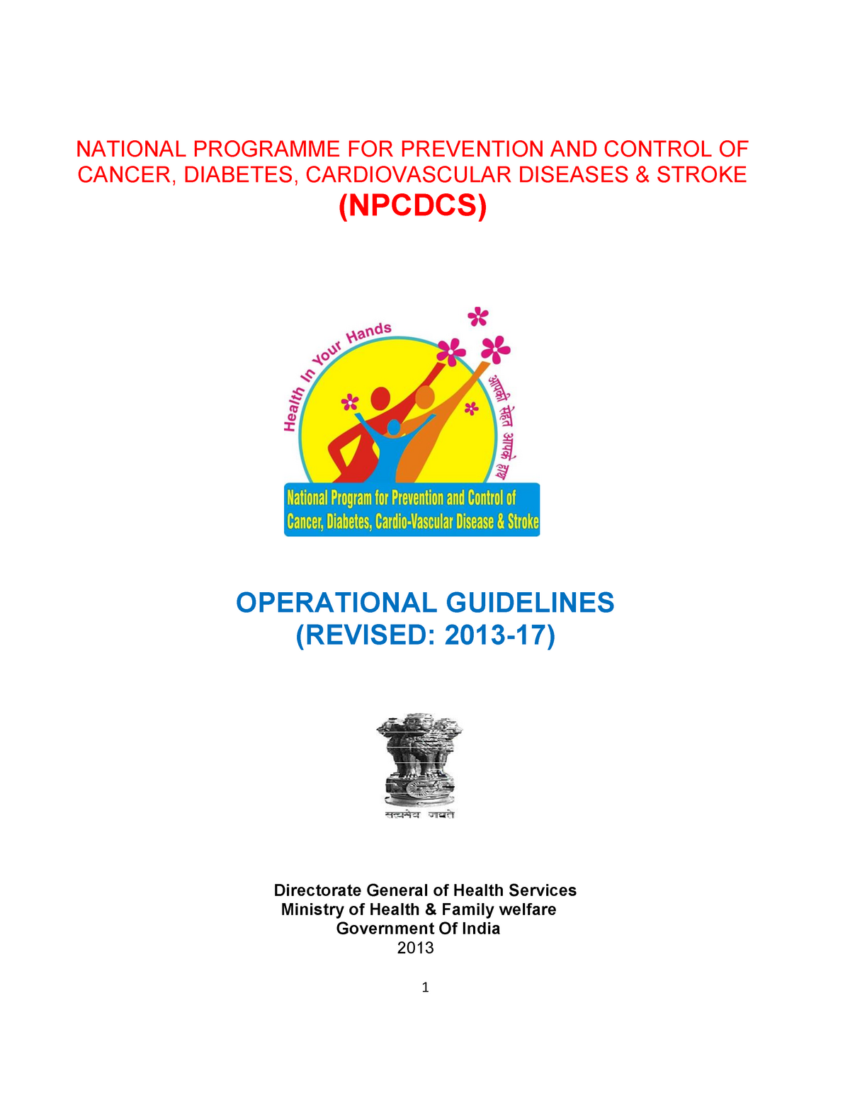 From NHM to NPCDCS: Epidemiological Transition and Need for a National  Program for Diabetes in India | Semantic Scholar