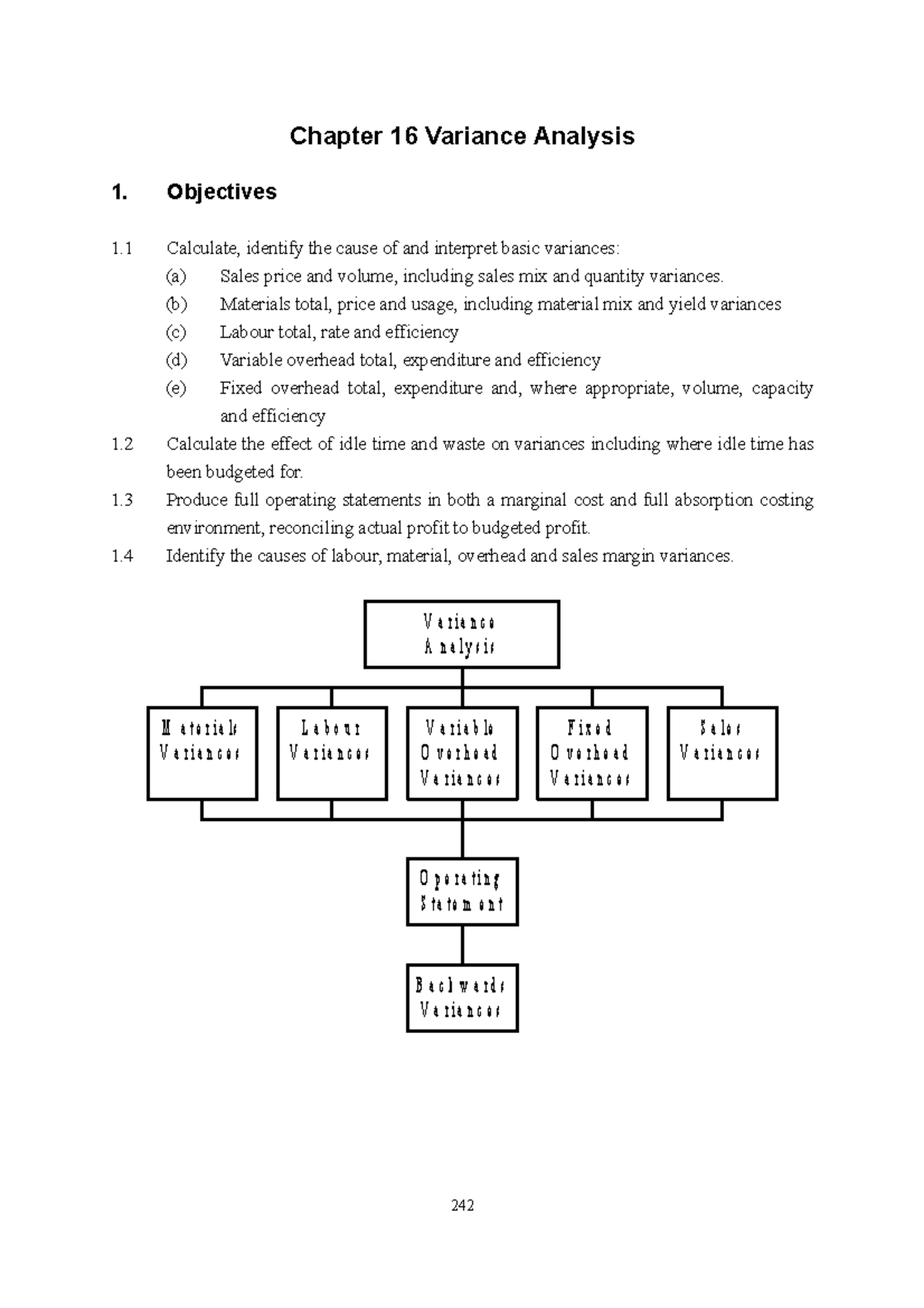 Ch16-Basic Variance - Chapter 16 Variance Analysis 1. Objectives 1 ...