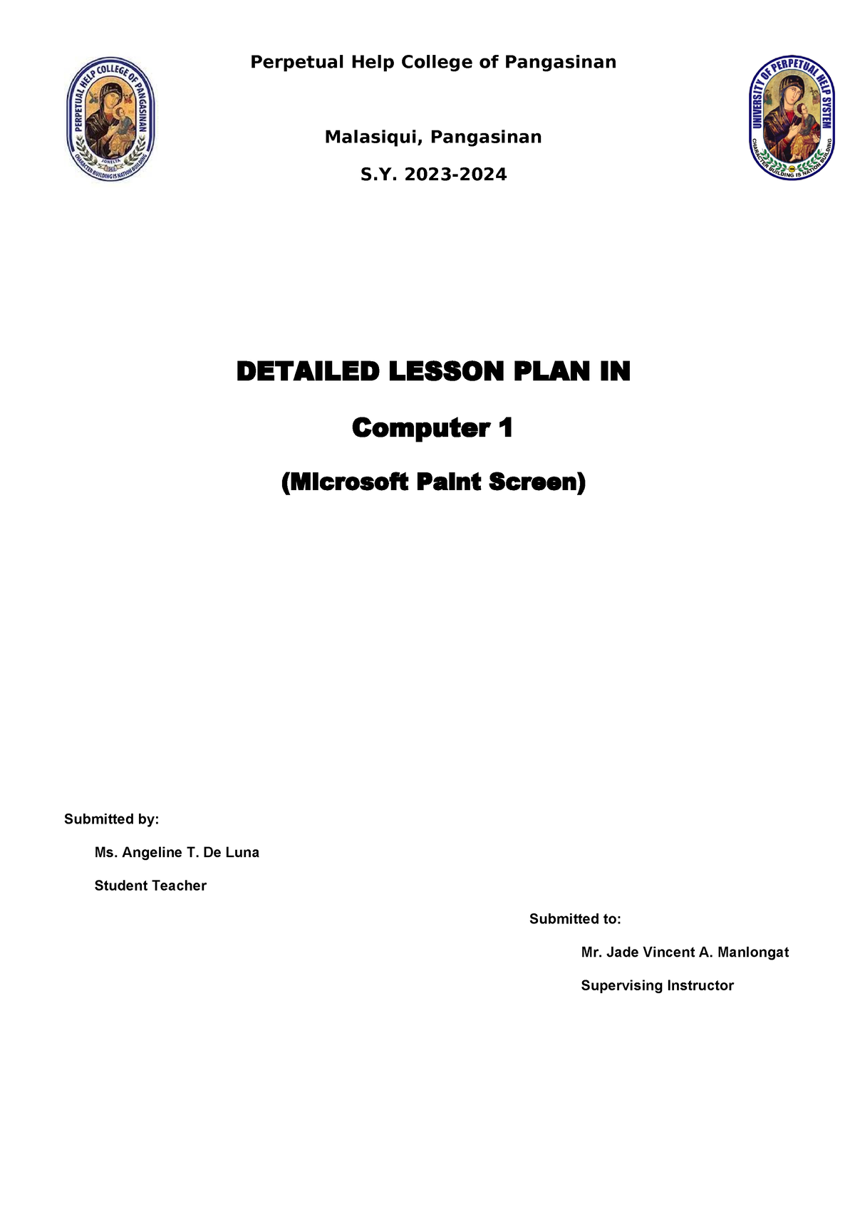 Detailed Lesson Plan In Computer 1 Lesson 2 Perpetual Help College Of   Thumb 1200 1697 