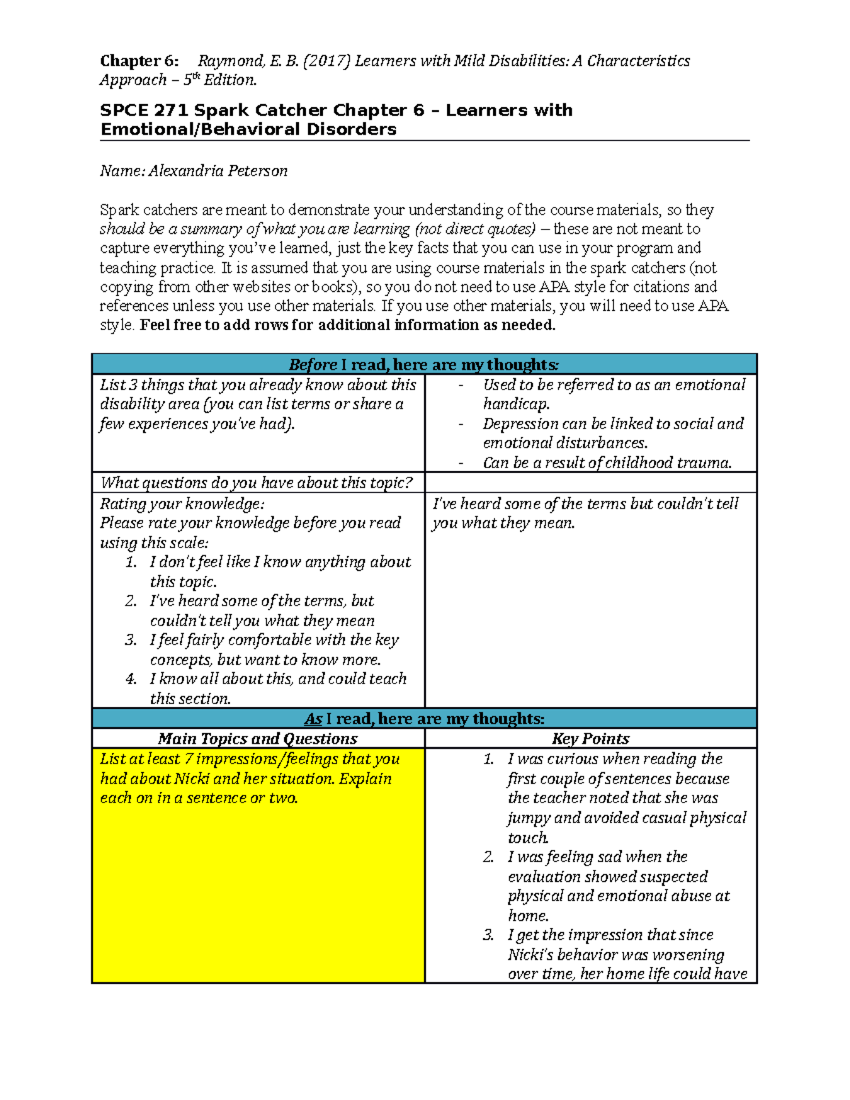 SPCE 271 Spark Catcher Chapter 6-1 - Approach – 5th Edition. SPCE 271 ...