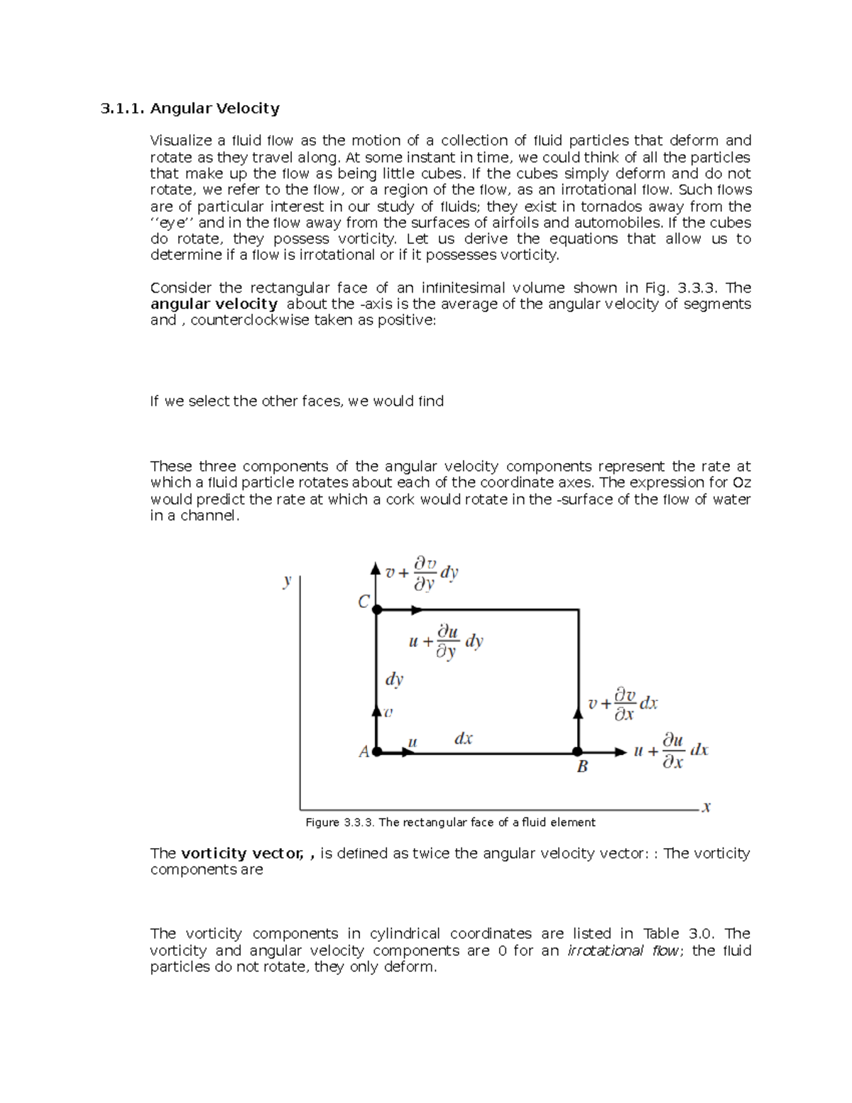 Angular Velocity for the fluid flow of phenomenas - 3.1. Angular ...
