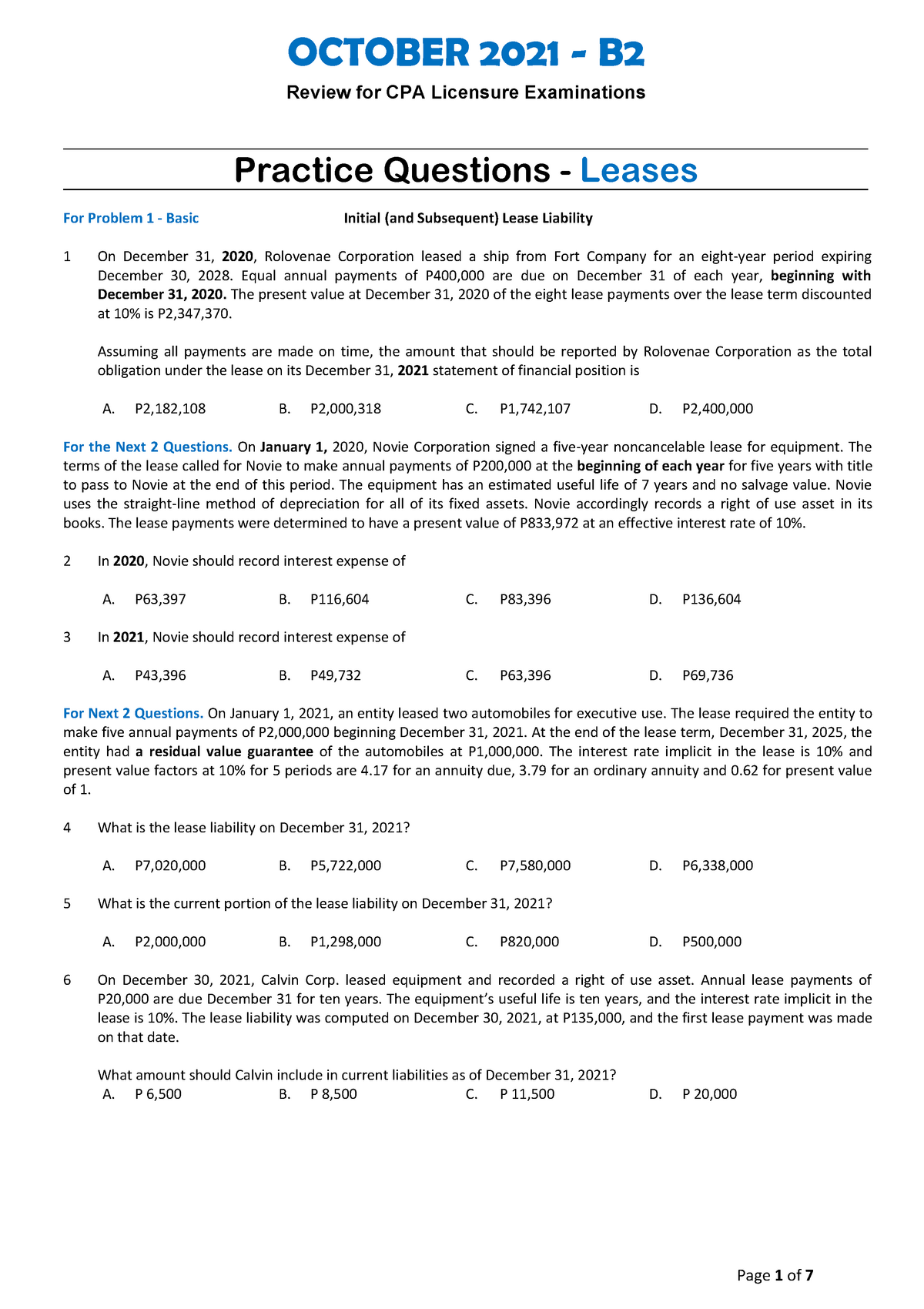 leases-quizzer-for-students-october-2021-b-review-for-cpa-licensure