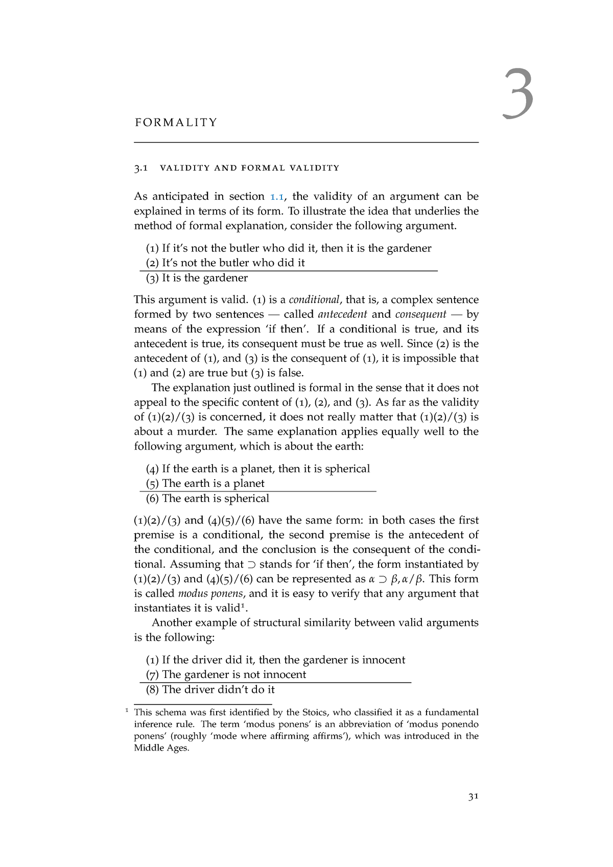 Logic And Set Theory 3 - Validity - 3 F O R M A L I T Y 1 Validity And ...