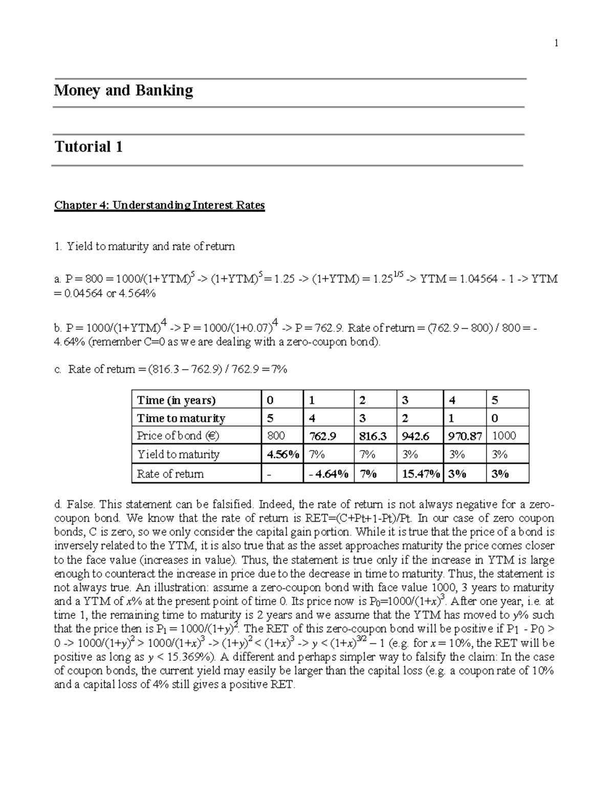 Tutorial 1 answers de uitwerkingen van de vragen uit de syllabus