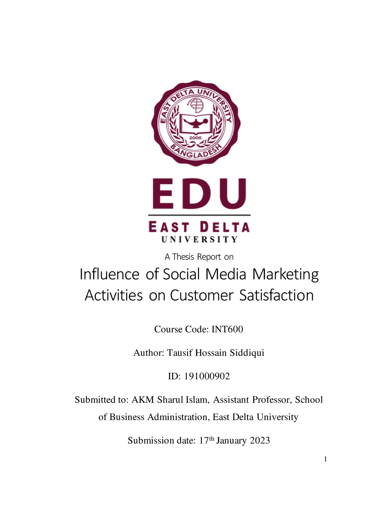 master thesis social media marketing