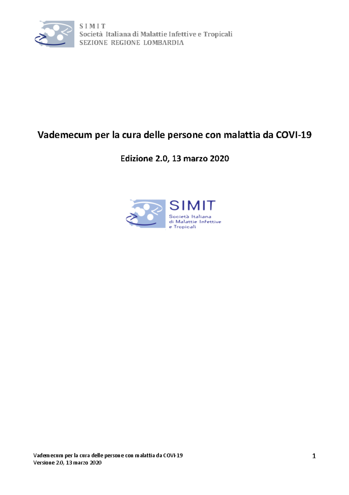 1569 Covid 19 Vademecum 13 03 202 - Warning: TT: Undefined Function: 32 ...