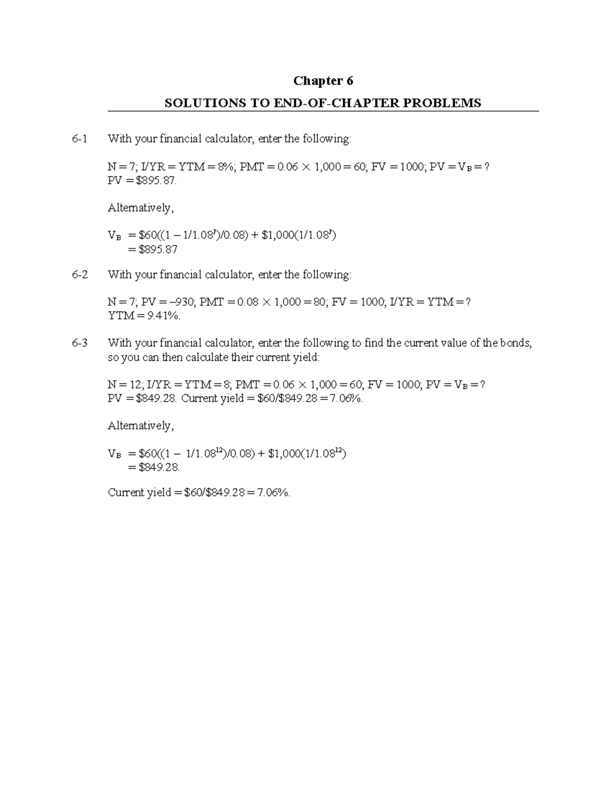 Chapter 6 - suggested textbook questions - answers - Chapter 6 ...