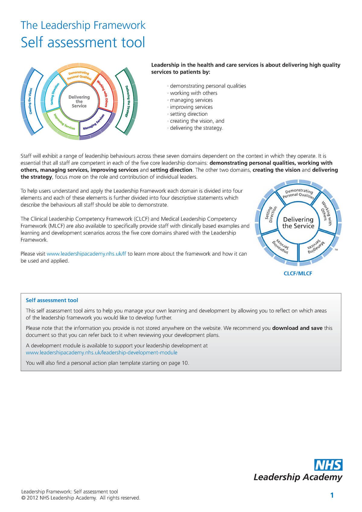 module 1 assignment 1 leadership self assessment