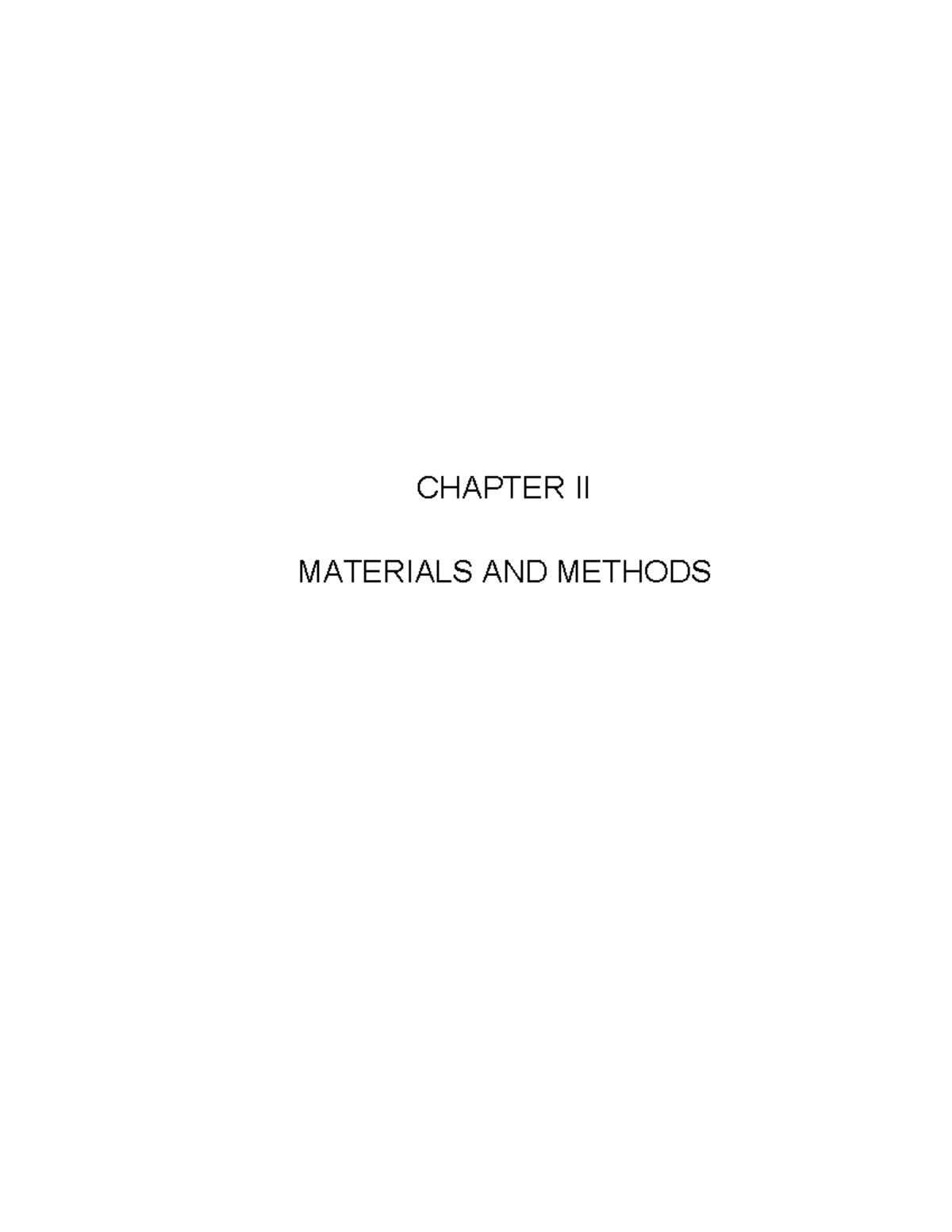 Chapter II - Research - CHAPTER II MATERIALS AND METHODS Research ...