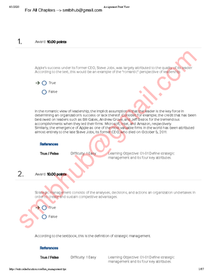 Solutions Test Bank For Strategic Management 5th Edition By Rothaermel ...