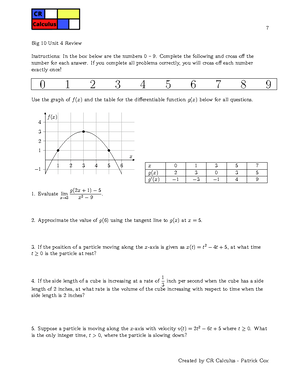 Slope Fields Graded Worksheet - Studocu