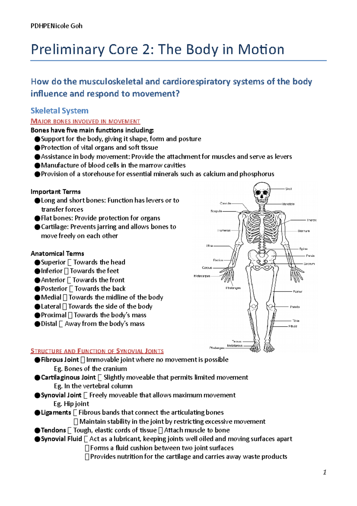 Core 2 - Personal Development Health and Physical Education ...
