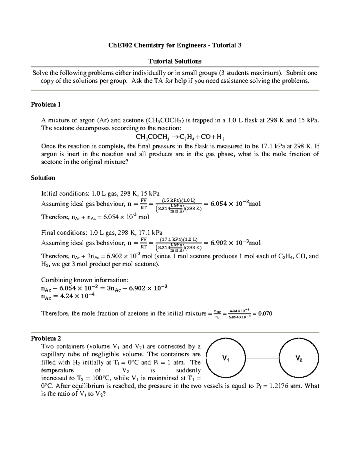 Practical Tutorial 3 Problem And Solution Studocu