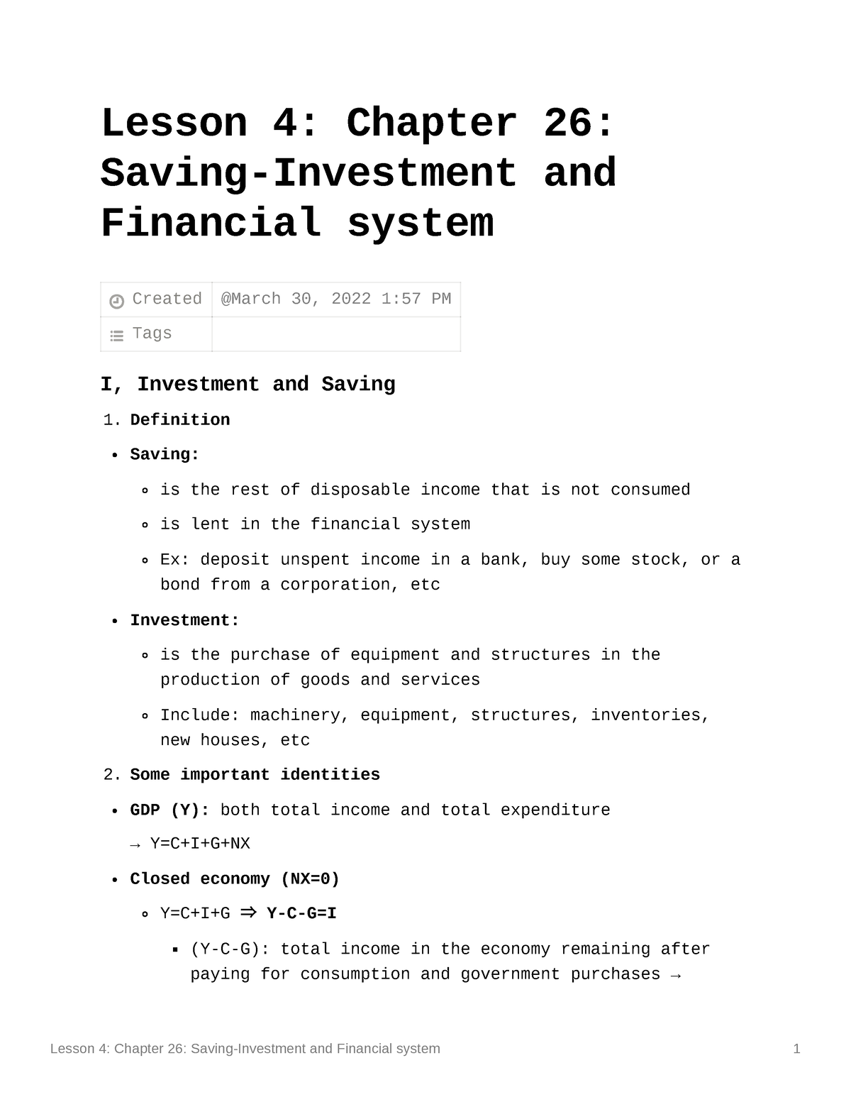 Lesson 4 Chapter 26 Saving Investment And Financial System Lesson 4 