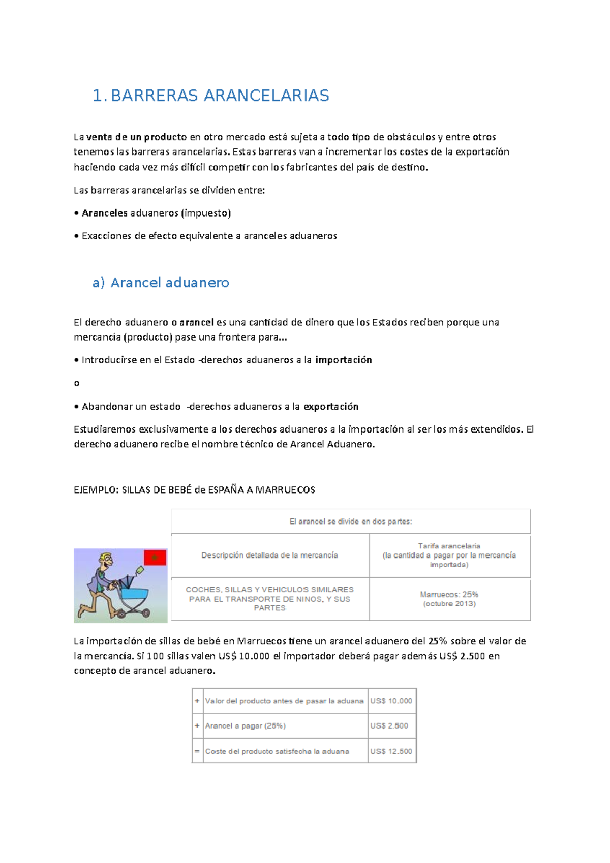 E5 Barreras Arancelarias Studocu