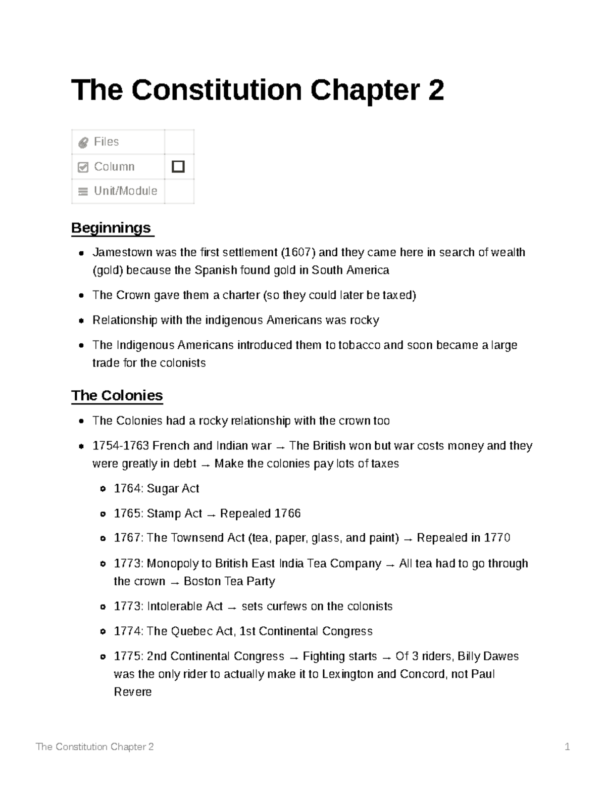 The Constitution Chapter 2 - The Federal Government Was Dependent On ...