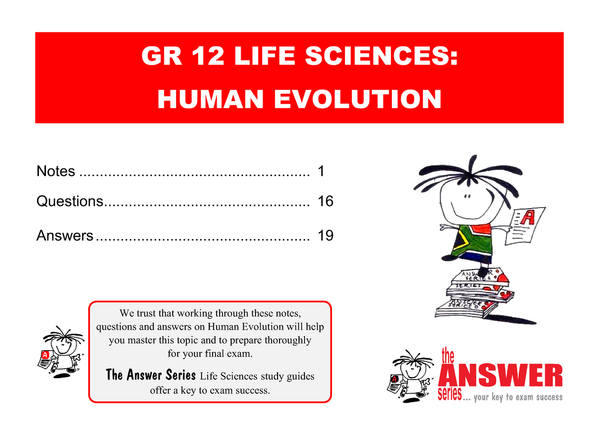 evolution assignment grade 12