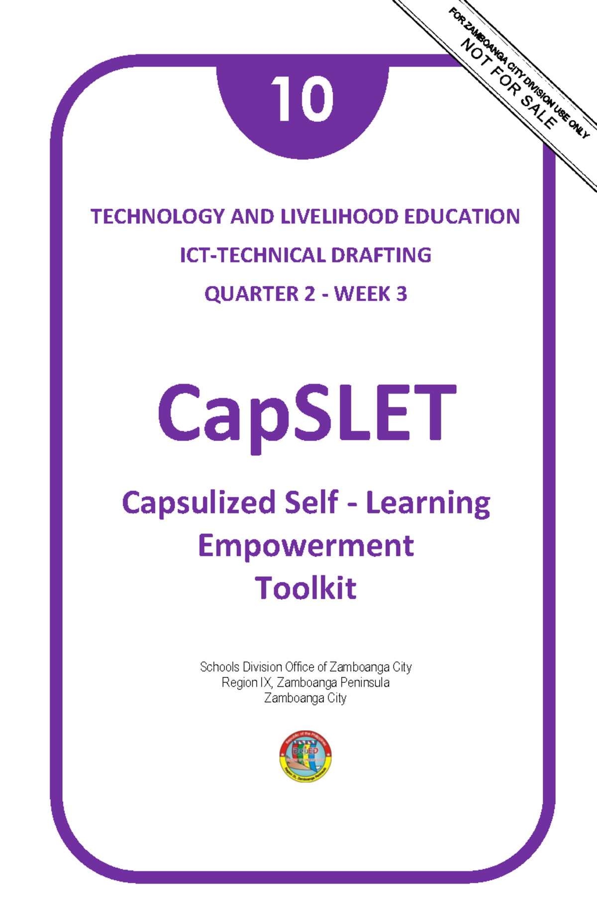 TLE Drafting 10 Q2M3 - TECHNOLOGY AND LIVELIHOOD EDUCATION ICT ...